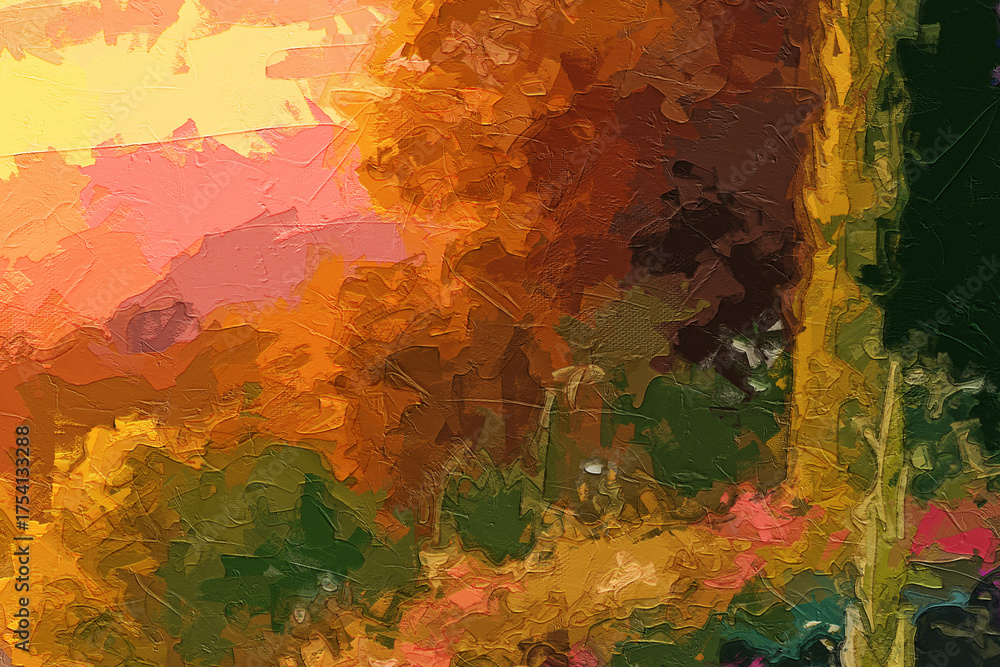 Obraz premium Various oil paintings, flowers, flying birds, chrysanthemums, animals, forest scenery, butterflies, moonlight, turtles