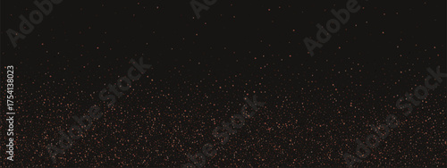 Minimalist coffee powder texture. Vector background of ground beans and dust particles.