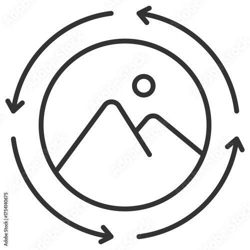 Rebranding Outline Icon