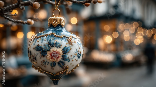 A close-up of a vintage Chr...