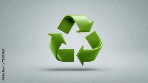 Minimalistic vector representation of the USA focusing on sustainability and recycling themes for modern design purposes. National Recycling Day and Week  America Recycles Day