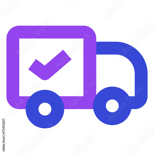 shipping and delivery twotone icon set