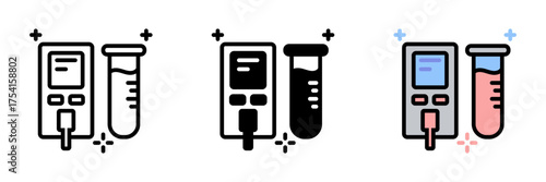 Blood Analysis Device is portable machine testing samples, measuring glucose, cholesterol, or infections, enabling fast accurate results in healthcare.