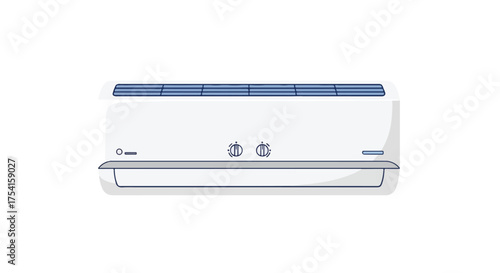 Sleek air conditioning unit offering consistent cooling comfort for modern living spaces and improved indoor climate