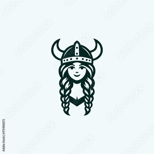 Viking Girl Logo