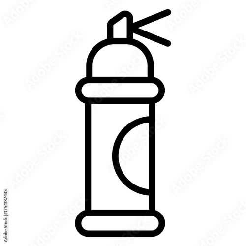 Graffiti vector line icon design