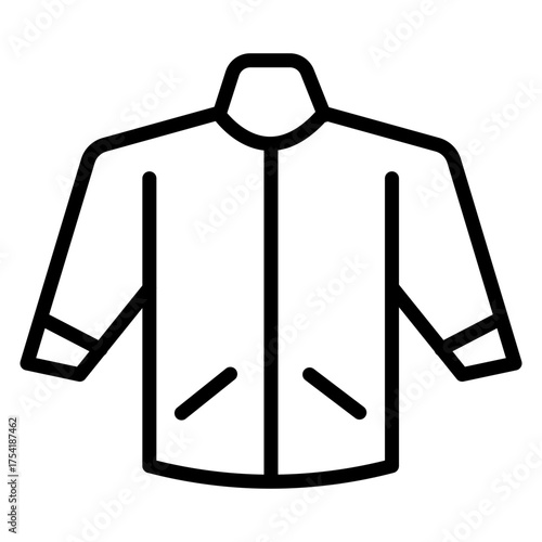 Streetwear vector line icon design