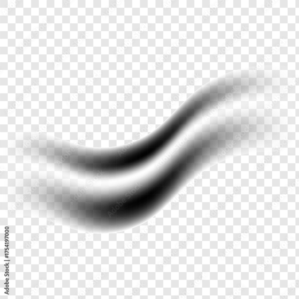 Fototapeta premium Soft flowing or wavy soft gradient texture on transparent background