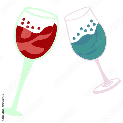Champagne Glasses Toast