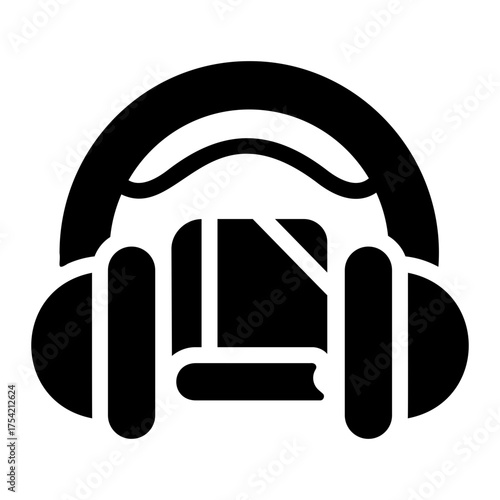 audiobook Solid icon