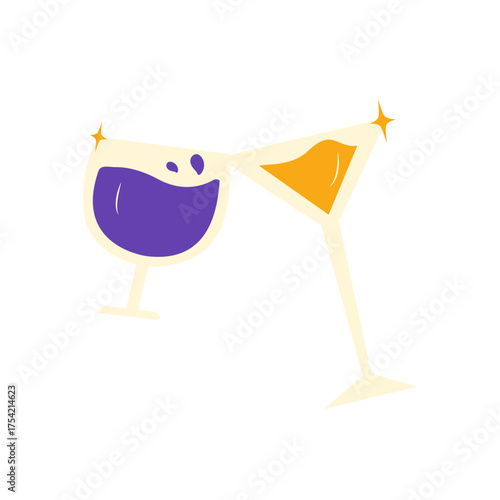 Champagne Glasses Toast
