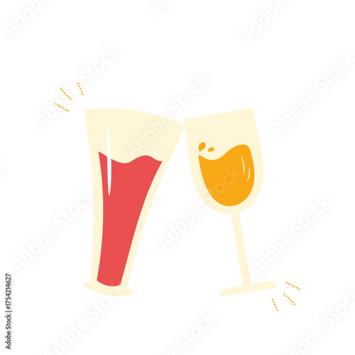 Champagne Glasses Toast