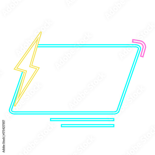 Neon Flash Sale Futuristic
