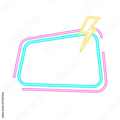 Neon Flash Sale Futuristic