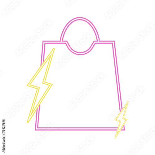 Neon Flash Sale Futuristic