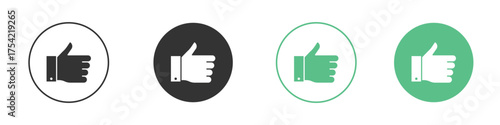 thumbs up icon element for designs