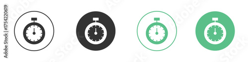 Timer icon element for designs