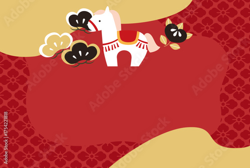 午年年賀状素材19