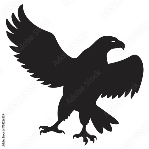 Eagle silhouette icon