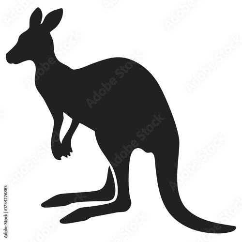 Kangaroo silhouette icon