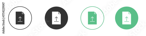 File upload icon element for designs