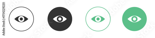 Eye icon element for designs
