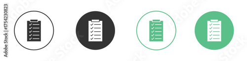 Clipboard icon element for designs