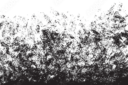 Grunge border vector background. Abstract overlay. Dirty and damaged backdrop. Vector graphic with transparent white.