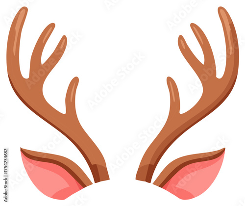 Festive Holiday Fun with Reindeer Antlers and Ears for Seasonal Celebrations