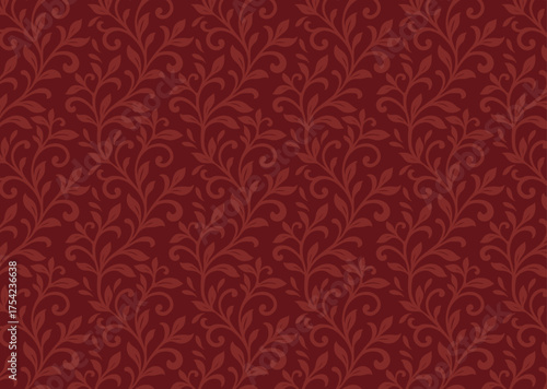 Botanical Leaf Pattern Background – Elegant Seamless Design
