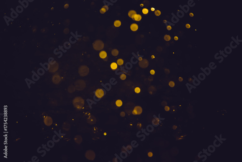 Gold bokeh blurred luxury