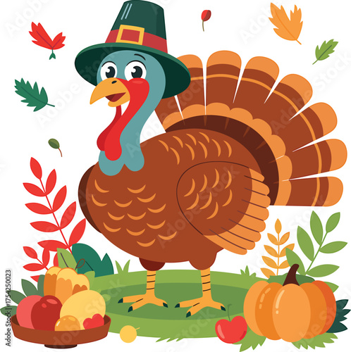 Thanksgiving Day T-Shirt Design Typography Vector Illustration Cut File