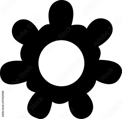 settings gearwheel mechanic wheel configuration vector icon ,Gear. Black gear wheel icons ,background - stock vector. isolated on transparent background