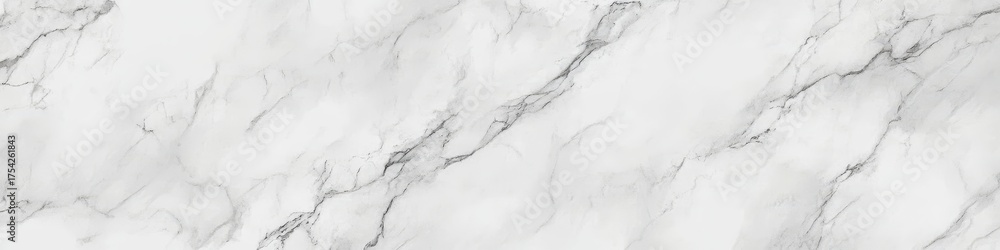 Obraz premium Elegant White Marble Stone Texture Surface Pattern Background with Gray Veins for Interior Design