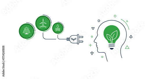 Harnessing renewable energy sources for a sustainable future of innovation and thought.