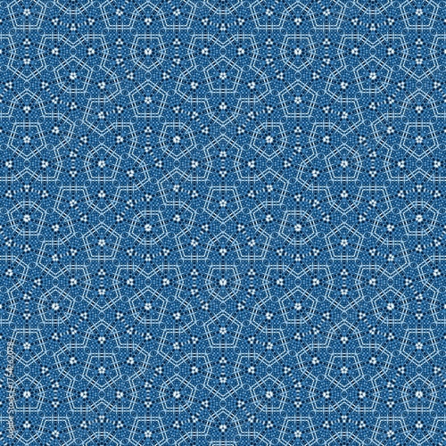 blue seamless pattern. digital paper. textile or fabric design