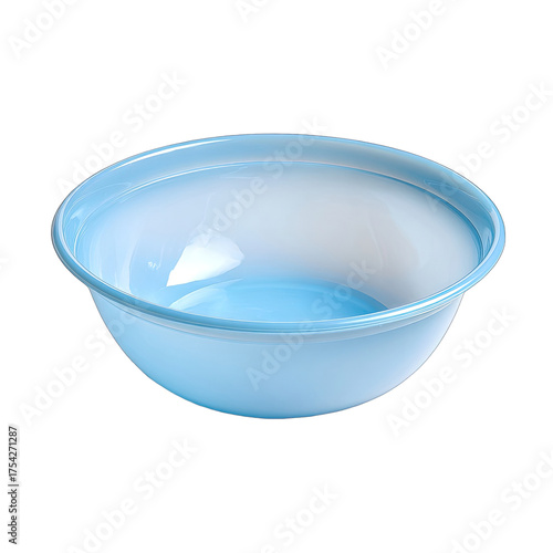 Light blue plastic bowl (1)