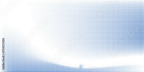 abstract aesthetic halftone dots vector pattern