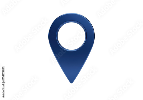 Free Download Isolated location pin, map marker symbol for navigation, position on map, travel, GPS - GFXLoad