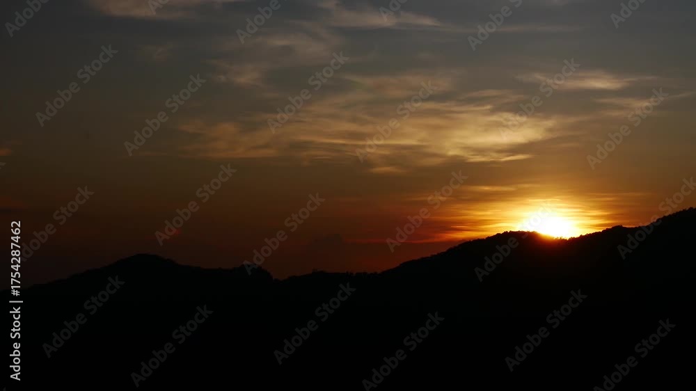 custom made wallpaper toronto digitalTimelapse Of Sunset At Mountains