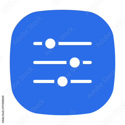 Edit icon, adjustment and tuning control symbol