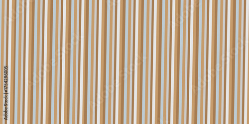 The vintage seamless striped pattern features green and beige vertical lines perfect for a retro wallpaper design