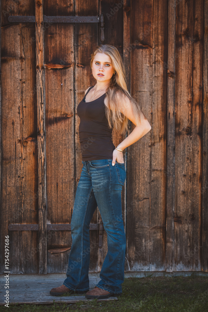 Fototapeta premium Junge Frau / Model