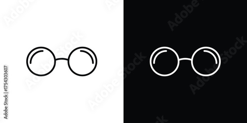 Sunglasses icon vector illustration. editable stroke icon.