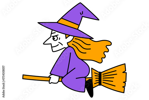 ハロウィンの魔女
