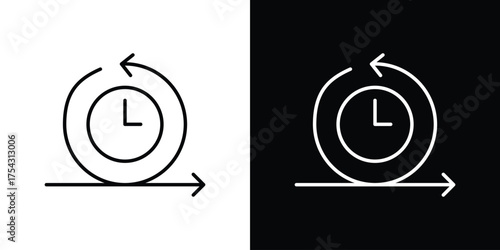 Agile icon vector illustration. editable stroke icon.
