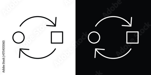 Adaptation icon vector illustration. editable stroke icon.