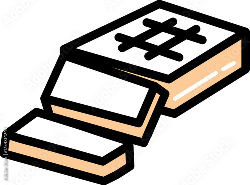 Tofu chinese culture line icon