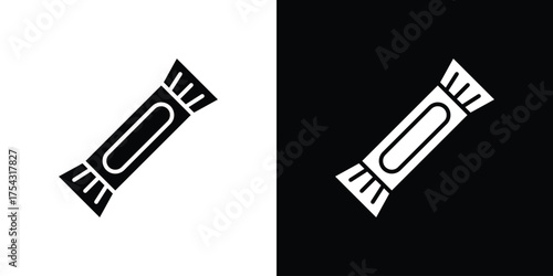 Candy-bar icon glyph vector Illustration