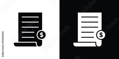 Tax icon glyph vector Illustration